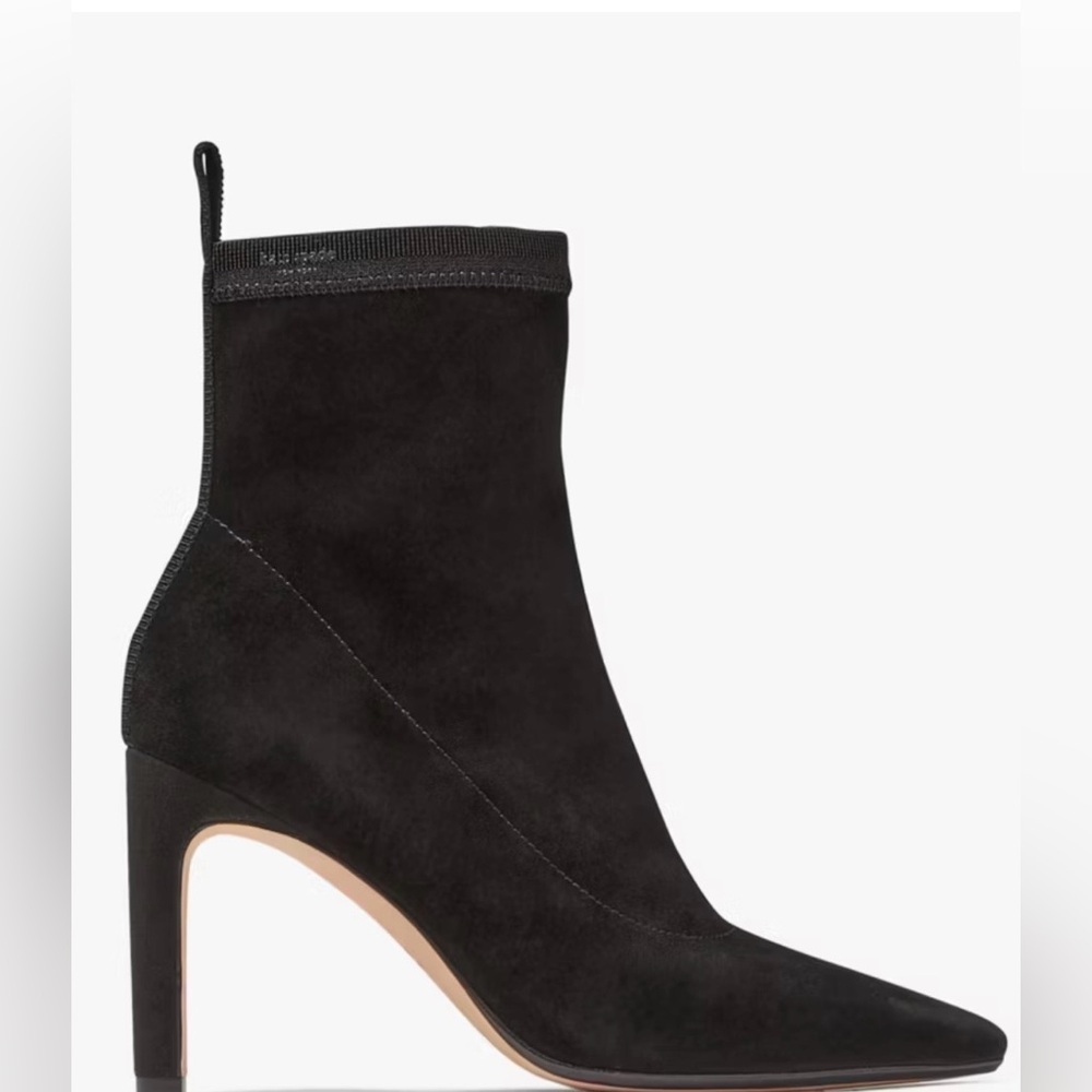 NWB Kate Spade Down Under Stretch Suede Booties - Size 7